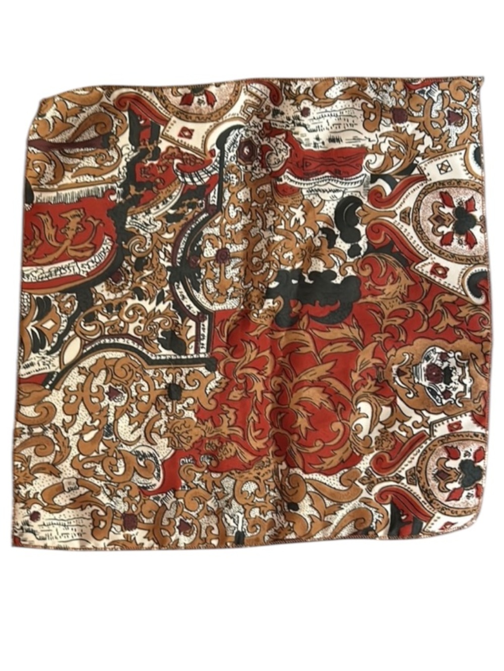 Vintage Neck Scarf or Pocket Square Insert